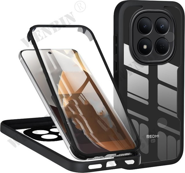 Xiaomi Schutzhülle für Redmi Note 15, Note 15 Pro, Note 15 14 Pro Pro+ Plus in Schwarz - Bild 1