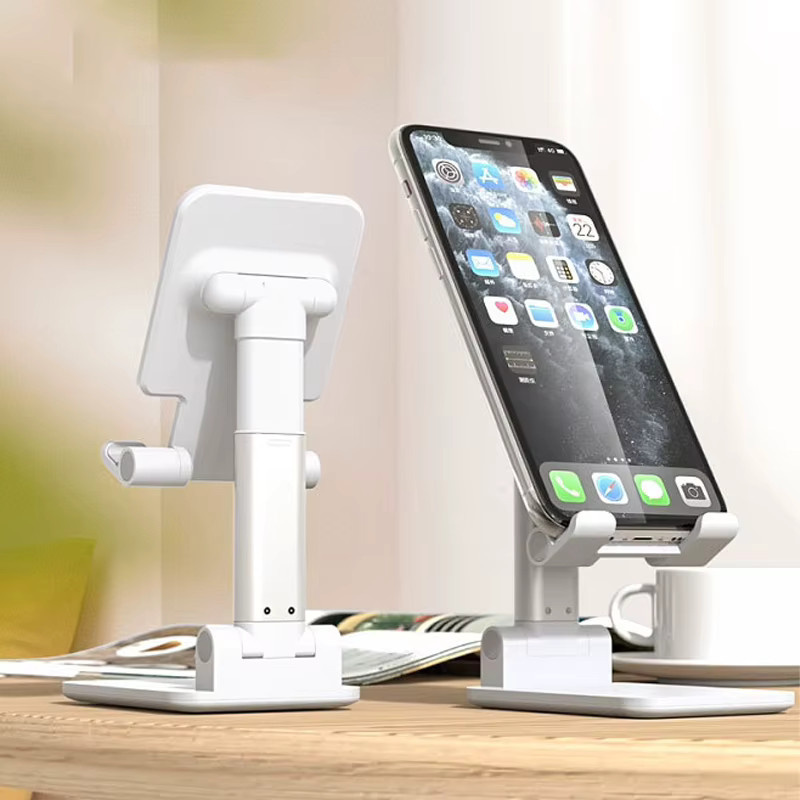 Xiaomi Universal Telefon und Tablet Halterung, Einstellbarer Schreibtisch Ständer für iPhone und iPad, Schwarz oder Weiß - Bild 2