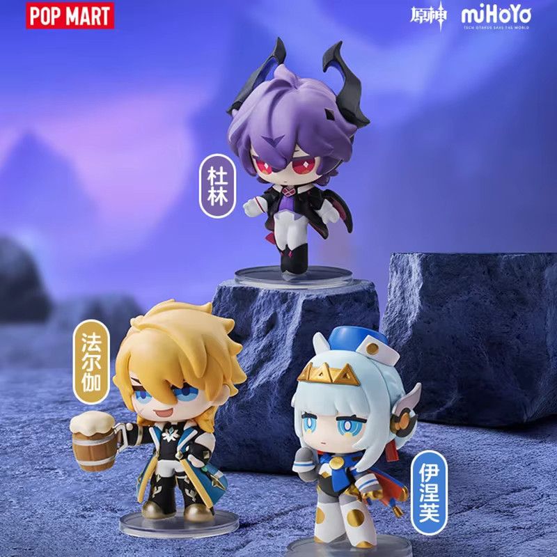 POPMART Genshin Impact Neujahr Q Version Serie Blind Box Anime Action Figure Mystery Box - Bild 1