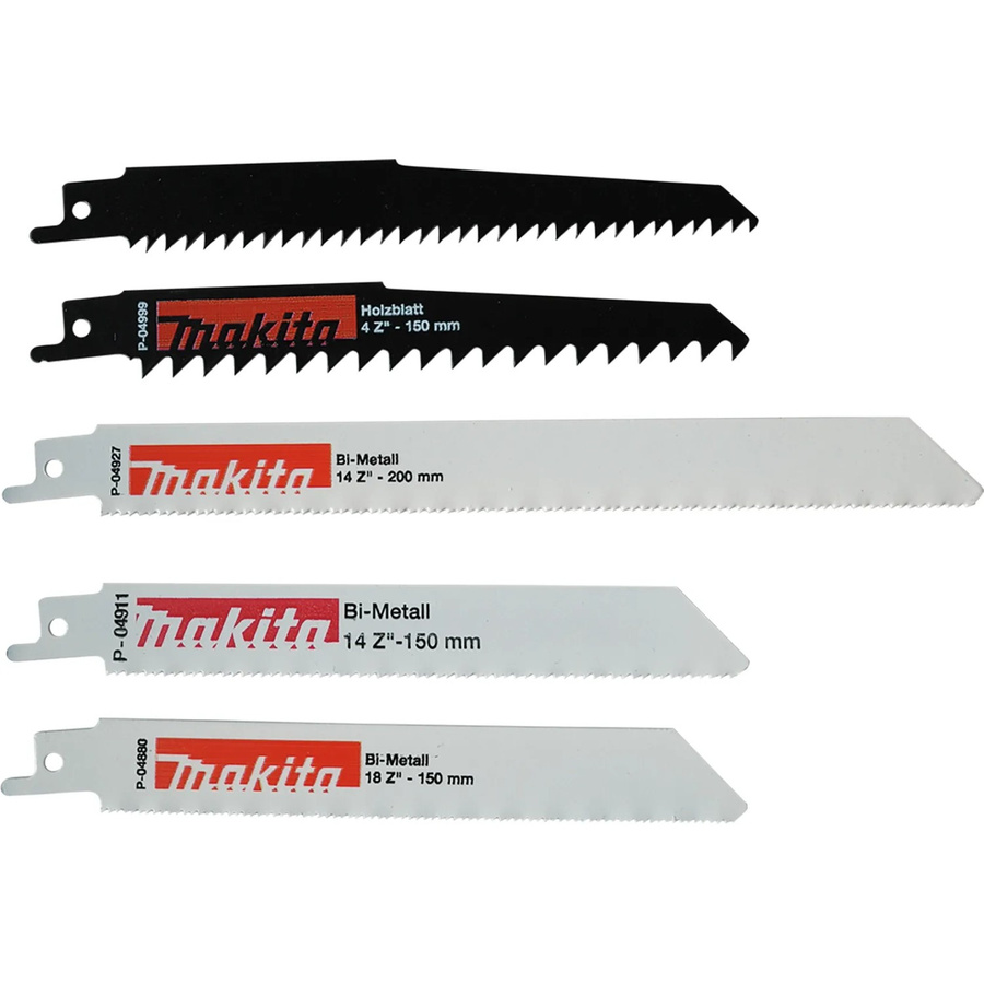 Makita Reciprosägeblatt-Set P-83967 für Metall und Holz, 5-teilig - Bild 2