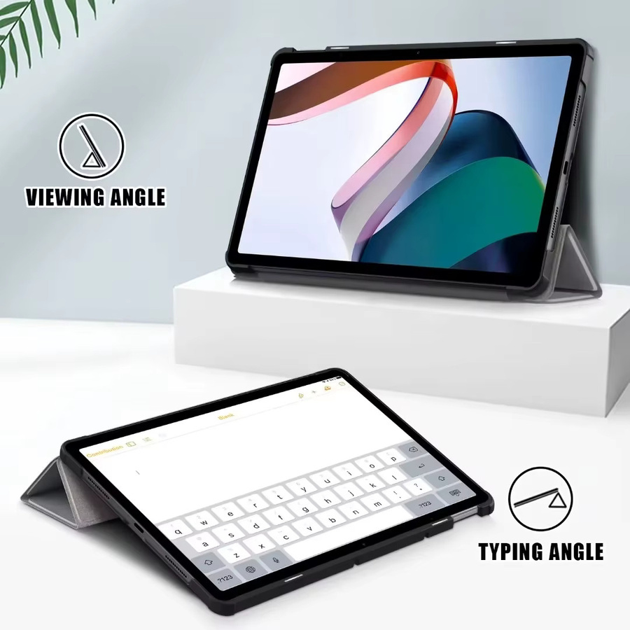 Magnetische Smart PU Leder Klapp-Schutzhülle für Xiaomi Redmi Pad SE 2023 und Redmi Pad 10,6 2022 mit Standfunktion - Bild 1