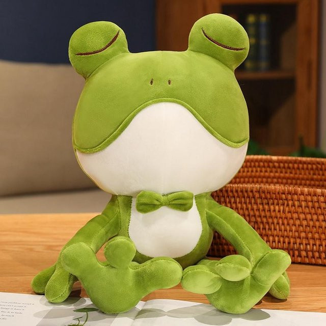 Kidsly Froschpuppe Plüschtier, grün, 70cm - Bild 1