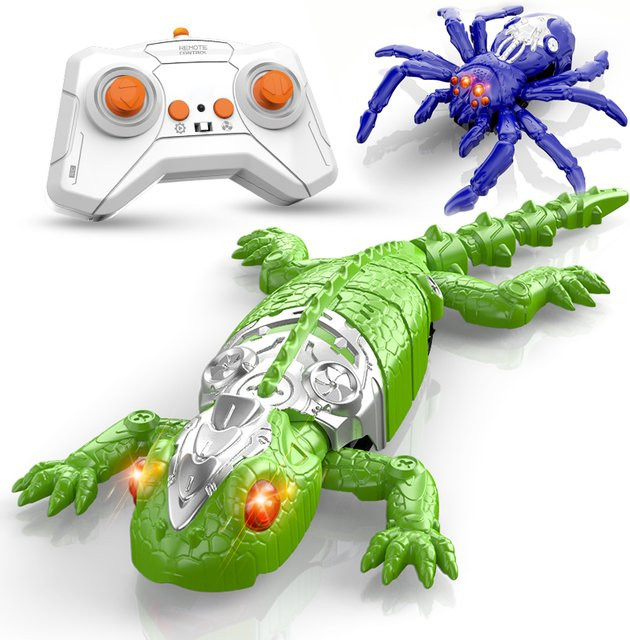Kelaton Wandkletternder Gecko, Ferngesteuertes Tierspielzeug, mit LED-Augenlicht - Bild 1