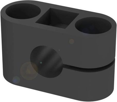 Balluff BAM00A2 Befestigungsschelle BES 08,0-BS-1 aus Nylon in Schwarz - Bild 1