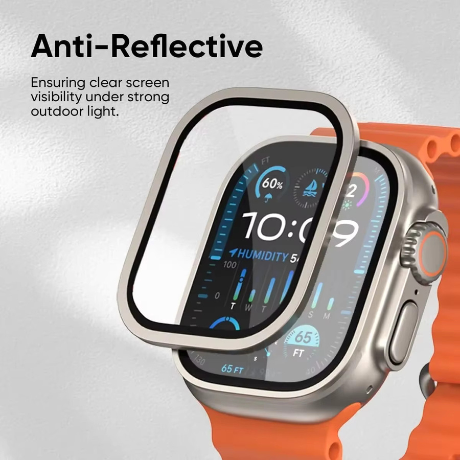 Apple Displayschutz für Apple Watch Ultra, Aluminium, grau, Unisex - Bild 2