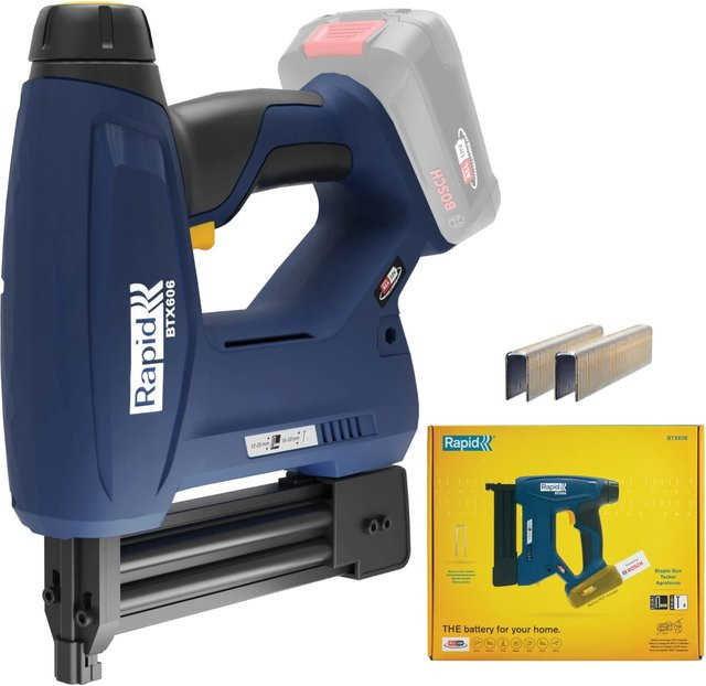 Rapid Akku-Tacker BTX606 18 V in Blau mit schmaler Klammerbreite - Bild 1