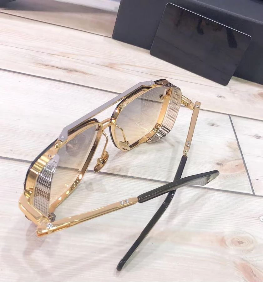 ADITA MACH SIX Sonnenbrille, Vollrand, Square, Titanium, Gold, Unisex - Bild 2