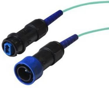 Bulgin LWL-Kabel PXF4054CAC Bulk in Blau - Bild 1