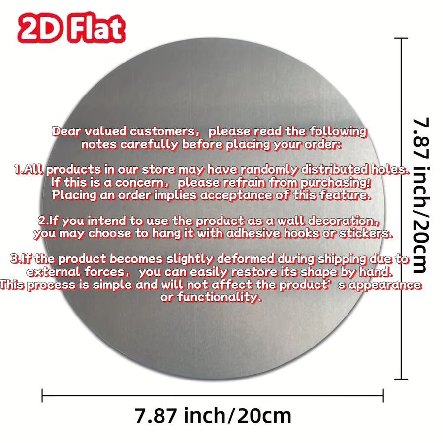 Runde Aluminium-Wandkunst von Spartan zur Wandmontage, Durchmesser: 20 cm - Bild 2