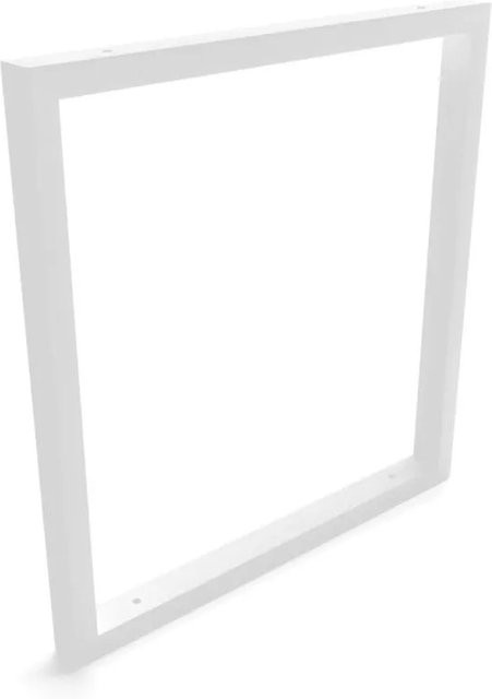 HEVVA Waschtischhalterung REUSS Wandmontage aus Metall in Weiß Matt, Tiefe: 40 cm - Bild 1