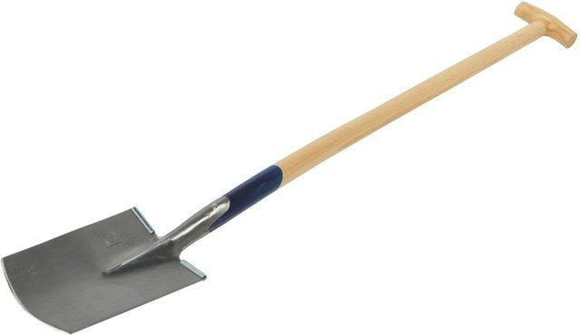 LUX-TOOLS Damenspaten Comfort mit Trittschutz aus Esche und T-Stiel, Höhe: 85 cm - Bild 1