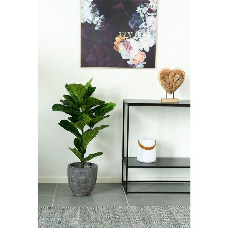 House Nordic Künstliche Geigenfeige Ficus lyrata Grün Höhe: 100 cm - Bild 2