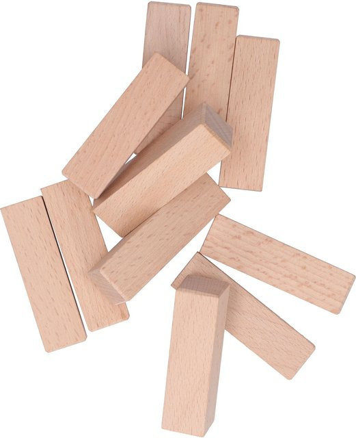 11 Stück GoolRC Holzstempel aus natürlicher Buche zum Schnitzen, unfertige Holzblöcke in Beige, B/T/H: 7 x 2 x 2 cm - Bild 1