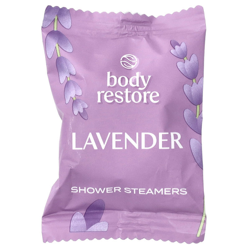 Body Restore Brausetabletten für die Dusche mit Lavendel Duft, 6 Stück, Lila - Bild 3