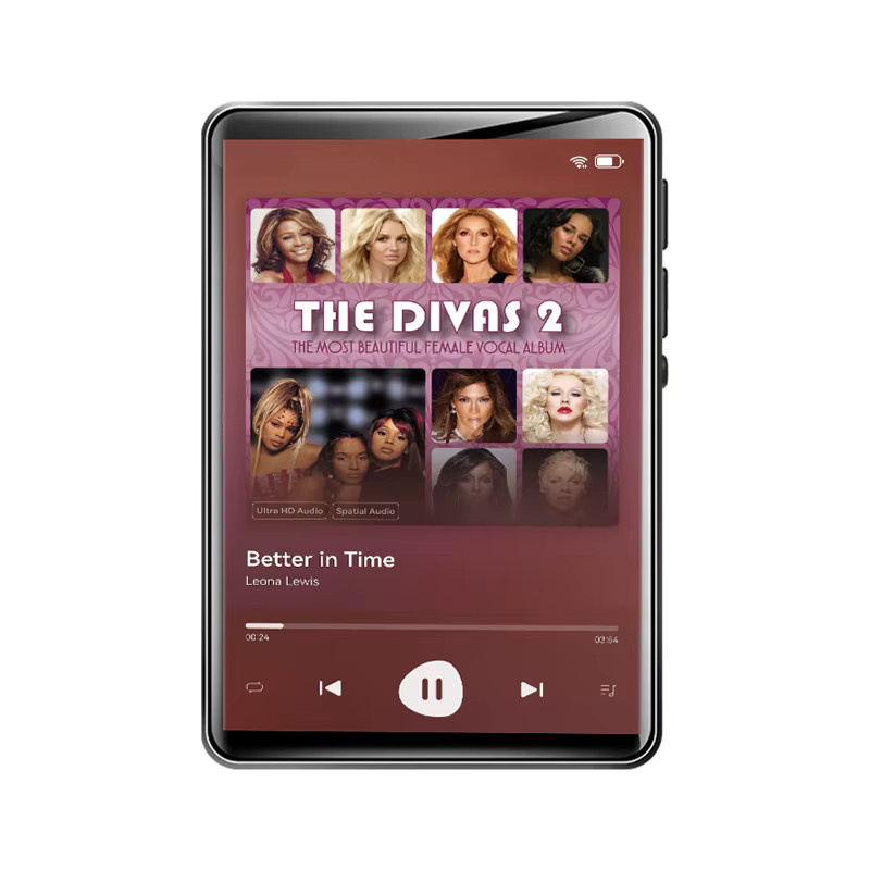 Famue Mini-MP4-Player mit Android 10, 2,83 Zoll Display, WiFi und Bluetooth, Schwarz - Bild 2