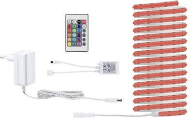 Paulmann LED-Streifen-Komplettset RGB Multicolour COB mit Netzteil 230V Länge: 5 m - Bild 1