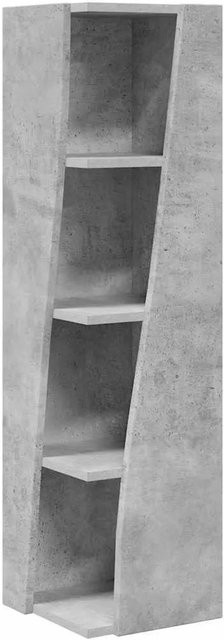 vidaXL Eckschrank in Beton Grau aus Holzwerkstoff, B/T/H: 27,5 x 27,0 x 102,0 cm - Bild 1