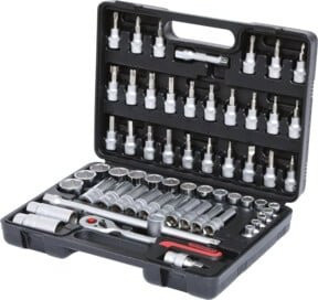 KS TOOLS Steckschlüssel-Satz 3/8 Zoll, 61-teilig, Chrome Vanadium, Silber - Bild 2