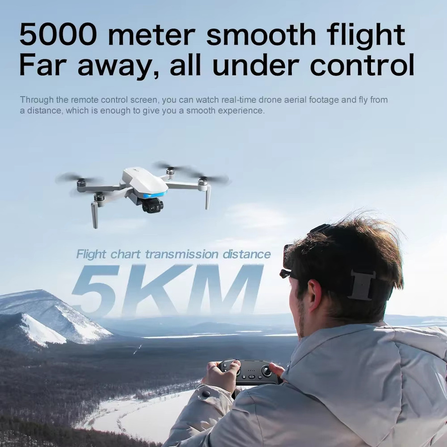 Tccicadas GPS-Drohne, 8K HD-Kameras, ab 14 Jahre, Weiß - Bild 2