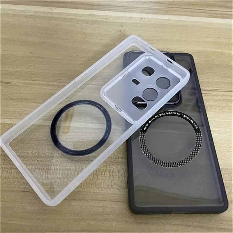 Transparente magnetische TPU Silikonhülle für Infinix Note 50 Pro Plus, 50S, 50X und 40 Pro Plus mit Kamera- und Objektivschutz - Bild 2