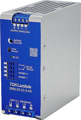 TDK-Lambda DRB120-12-3-A0 Hutschienen-Netzteil DIN-Rail 15 V/DC 10A 120W mit 1 Ausgang - Bild 1