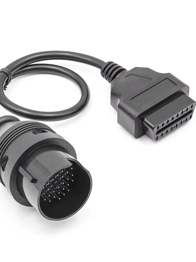 OBD Diagnose Verlängerungskabel von Benz OBD 14Pin/38Pin auf OBD2 16Pin für Auto Scanner Stecker in Schwarz - Bild 4