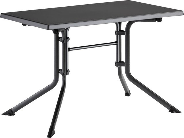 Kettler Klapptisch Boulevard rechteckig in Anthrazit, B/T/H: 115 x 70 x 74 cm - Bild 1