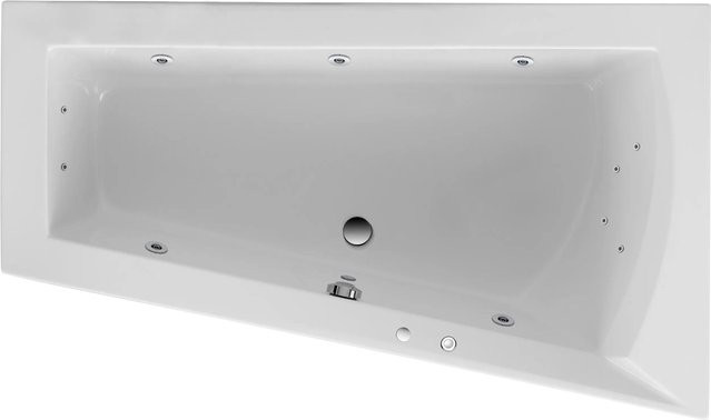 Whirlpool Ottofond Galia I Mod. A Komfort in Weiß, B: 170 cm, T: 100 cm - Bild 1