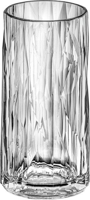 koziol Highball Club No. 8 Superglas Trinkglas mit Eichstrich, transparent, 400 ml, Durchmesser: 7,5 cm, Höhe: 14,8 cm, 12er Pack - Bild 1
