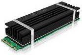 ICY BOX IB-M2HS-70 Passiver M.2 NVMe SSD-Kühler in Schwarz - Bild 1