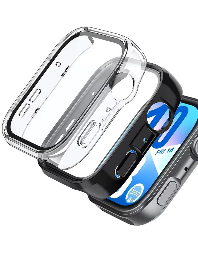 Huawei Uhrenzubehör, Hülle und Displayschutzfolie, Silikon, grün, transparent - Bild 4