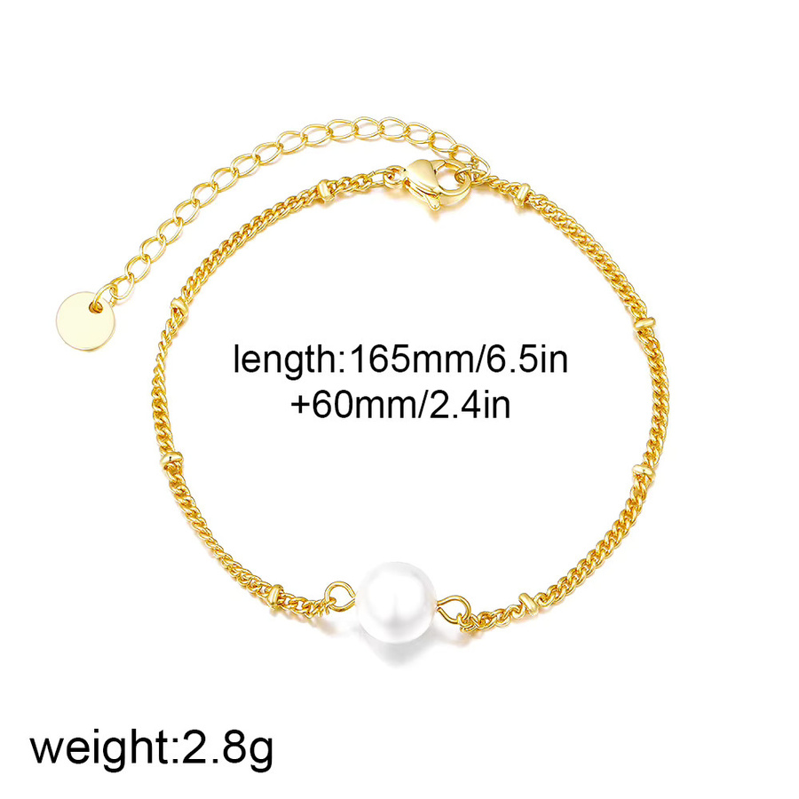 Perlenarmband, Imitationsperlen, Damen - Bild 2