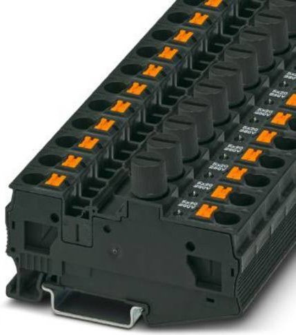 Phoenix Contact 3025046 Sicherungsreihenklemme Push-In-Klemme Schwarz 25 Stück - Bild 1