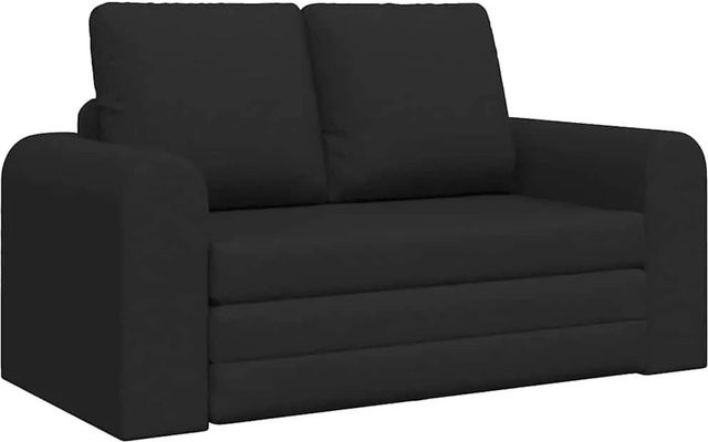 vidaXL Schlafsofa in Schwarz aus Stoff mit minimalistischem Design - Bild 1