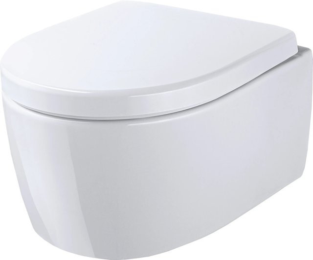 Geberit iCon Wand-WC spülrandlos in Weiß mit Soft-Close WC-Sitz und Washdown-Spülung - Bild 1