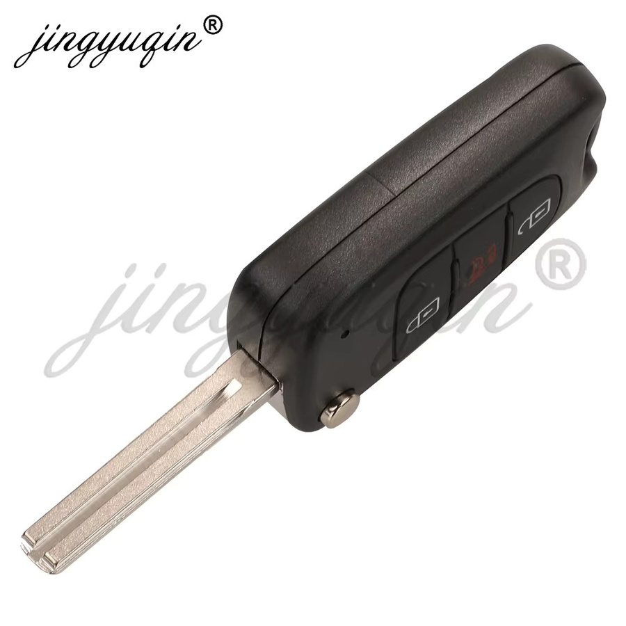 jingyuqin Klappbarer Autoschlüssel für Kia Rio 2012 2013, 315MHz FSK, ID46 Chip, Farbe: Schwarz, P/N 95430-1W020 TQ8-RKE-3F02 5074A-RKE-3F02 - Bild 2