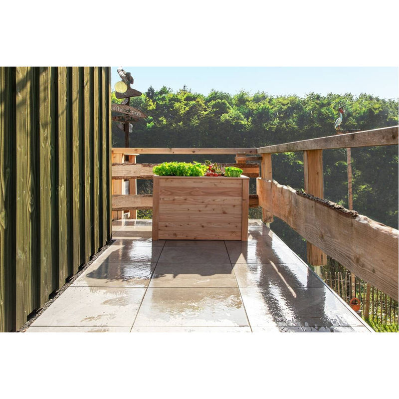 Westmann Hochbeet Klassik aus Lärche in Natur, B/T/H: 100 x 65 x 66 cm - Bild 4