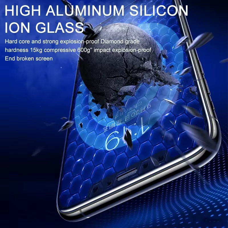 3er-Set gehärtete Glas Displayschutzfolie in Transparent für Apple iPhone 17 Air 16 15 14 13 12 11 Pro Max Plus Mini XS XR X - Bild 4