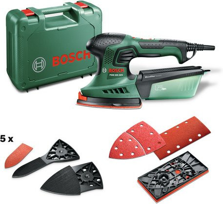 Bosch Home & Garden Multischleifer PSM 200 AES in Grün mit Zubehör und 200 W Leistung - Bild 1