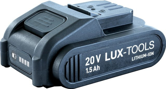 LUX-TOOLS Li-Ion Akku AK-20Li/1,5 in Schwarz - Bild 1
