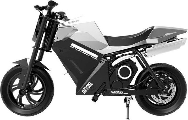 OVIVO ADV250, Elektrisches Motorrad für Kinder, Silber - Bild 1