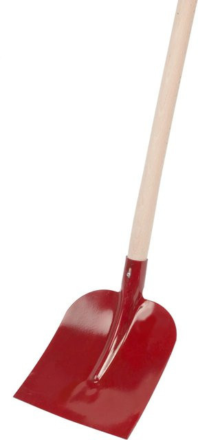 Floraworld Holsteiner Schaufel mit Esche-Stiel und Stahlkopf in Rot, Höhe: 130 cm - Bild 1