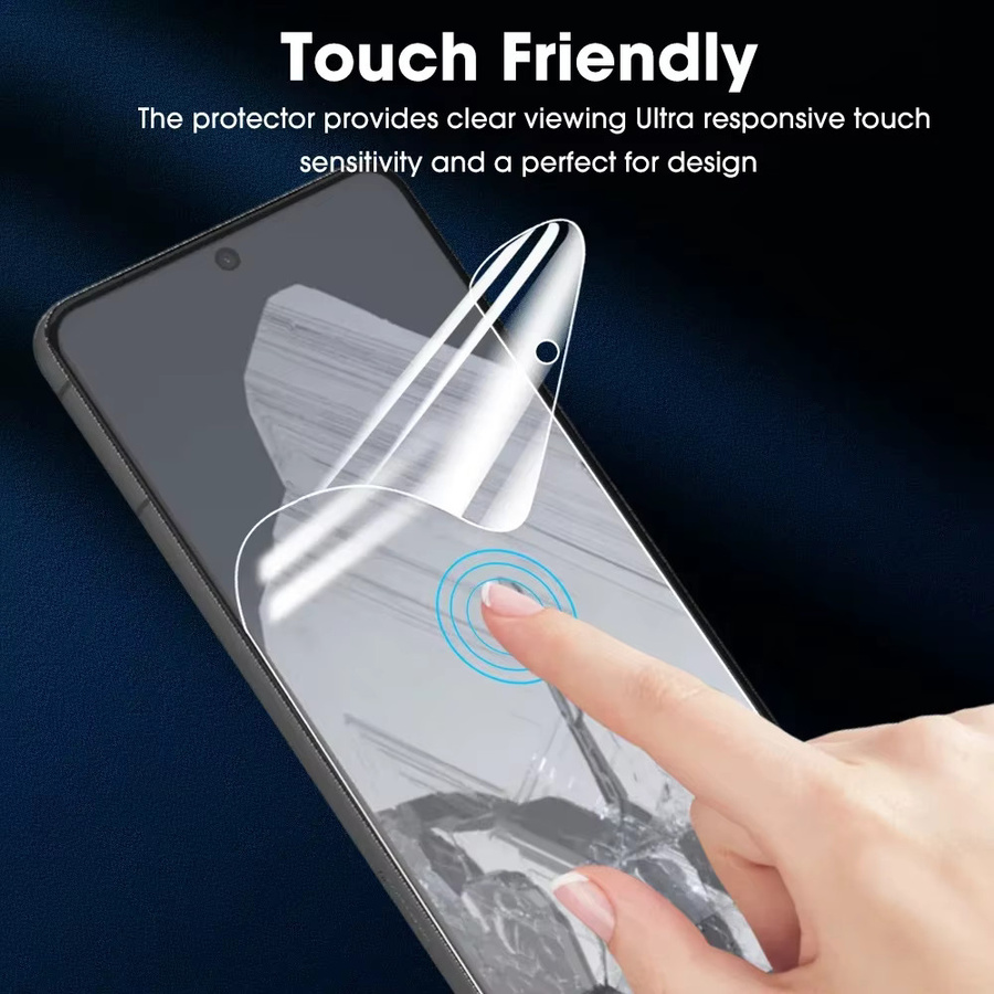 3er-Pack Hydrogel Display Schutzfolie für Google Pixel 8 Pro, 7 Pro, 8a, 7a, 6a, 6 Pro, 5, 5a, 4a, 5G, 4 XL, transparent - Bild 5