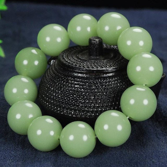 Armband Jade, hellgrün, Damen - Bild 1