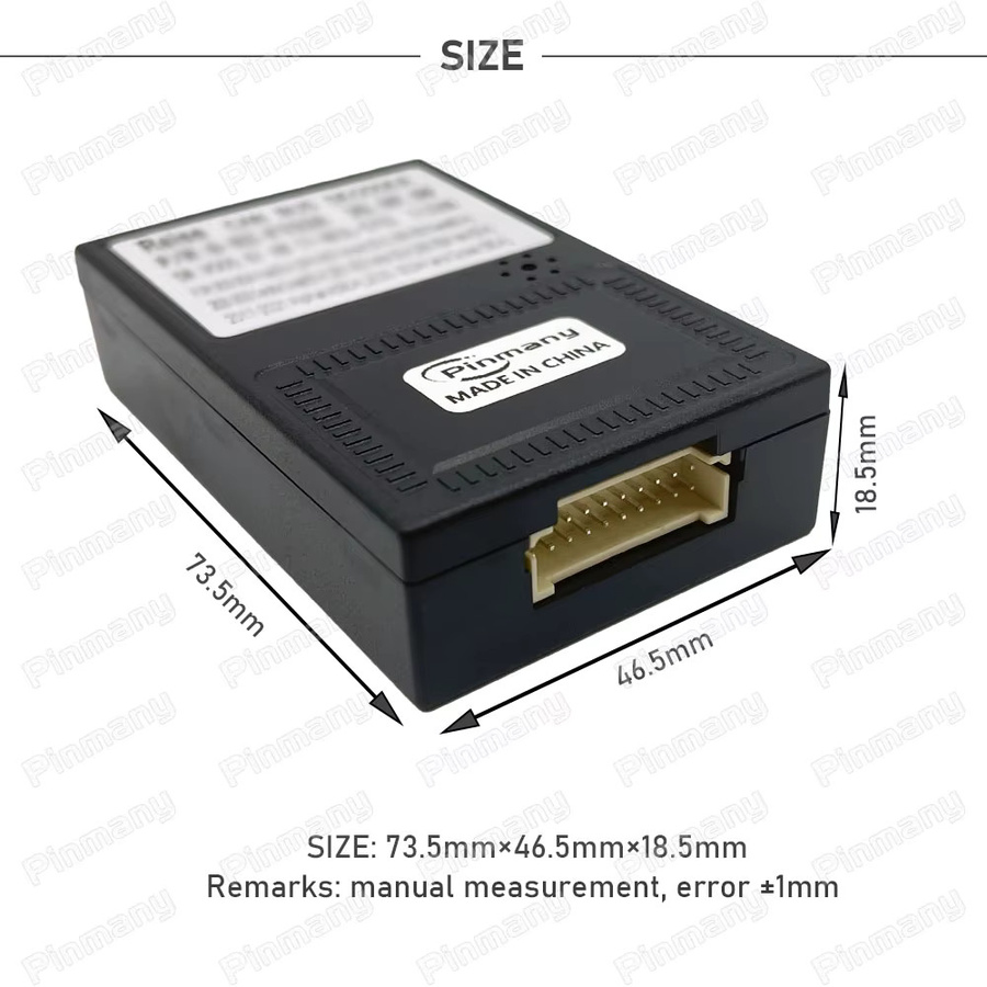 RAISE CAN Bus Decoder G-RZ-FD60 für Ford Tourneo Mondeo Focus S-Max Ecosport Fiesta Edge Everest Kuga Taurus Titanium in Schwarz - Bild 3