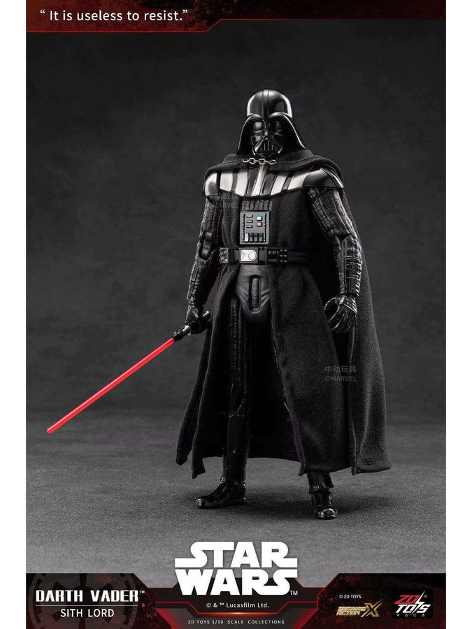 ZD Toys Star Wars Actionfigur Darth Vader Grogu Baby Yoda Der Mandalorianer Sturmtruppler, 1/10 - Bild 3