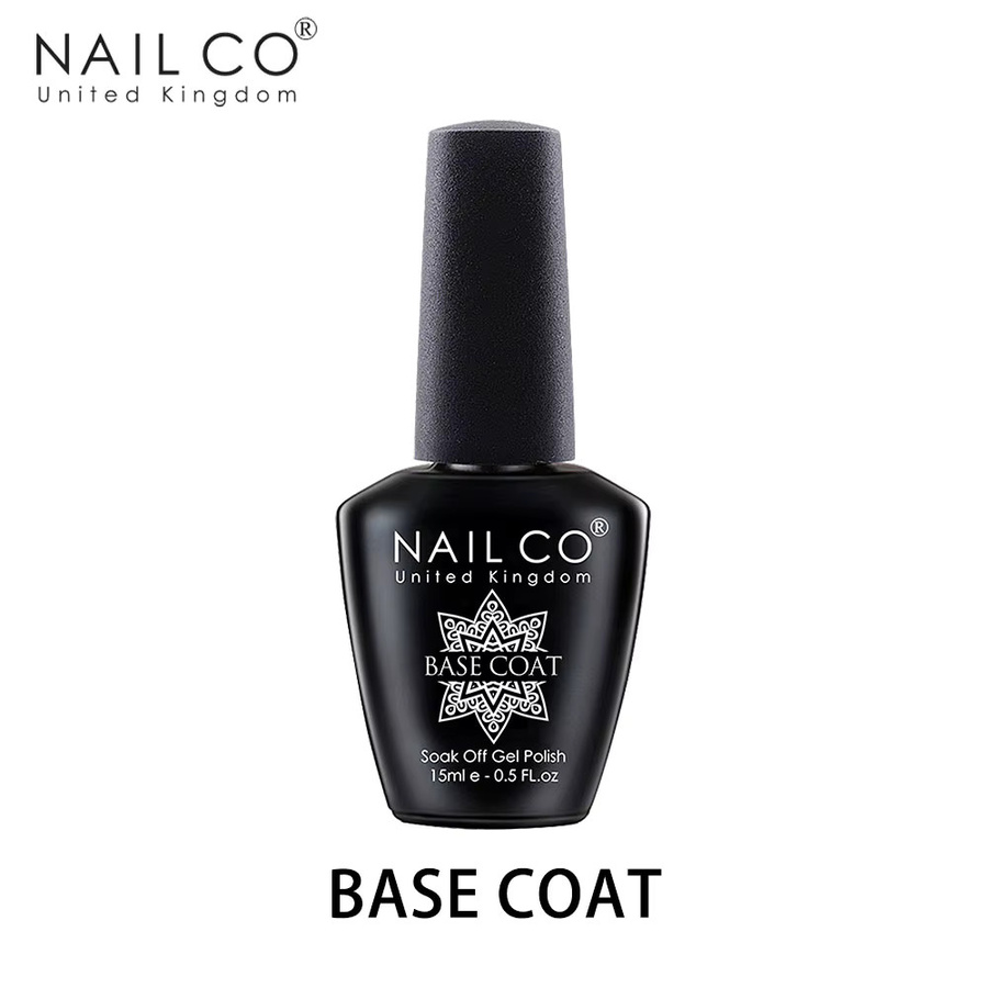 NAILCO Top Coat und Base Coat Gel-Nagellack, 15 ml, Glänzend - Bild 2