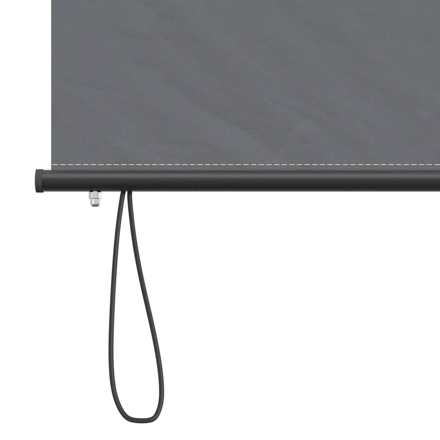VIDAXL Thermische Jalousie Hellgrau, Semi-transparentes Rollo aus Stoff und Aluminium, B/H: 160 x 250 cm - Bild 3