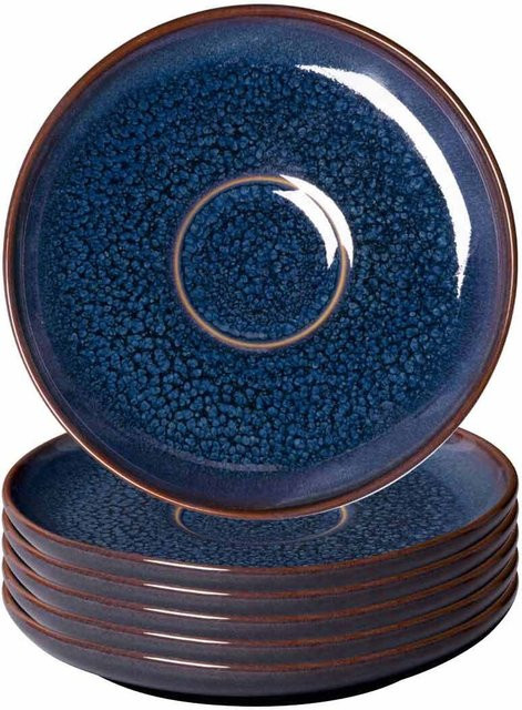 Villeroy & Boch like. Espressountertassen Crafted Denim Blau 6er Set Durchmesser: 11,8 cm - Bild 1