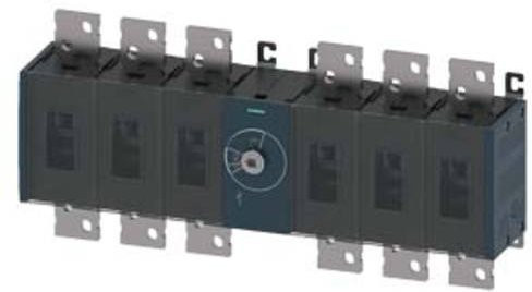 Siemens Lasttrennschalter 6polig 1600A 8 Schließer 8 Öffner 1200V Grau 3KD54600RE200 - Bild 1